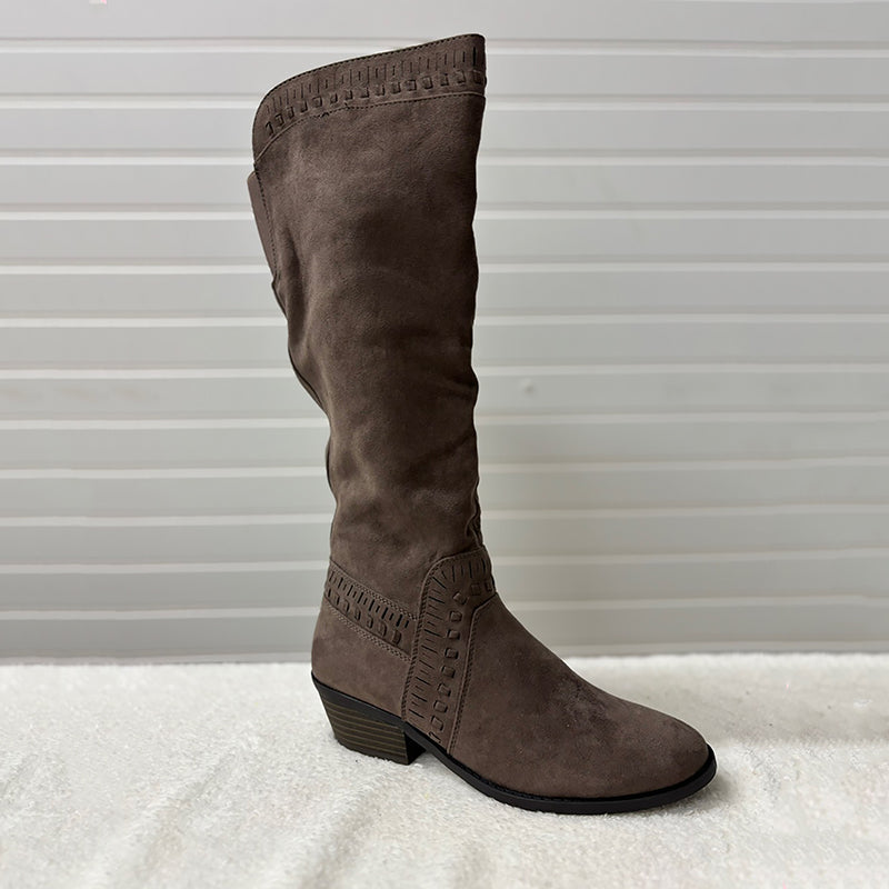 TALL BOOT - BROWN