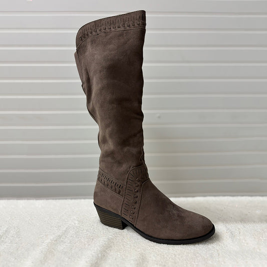 TALL BOOT - BROWN