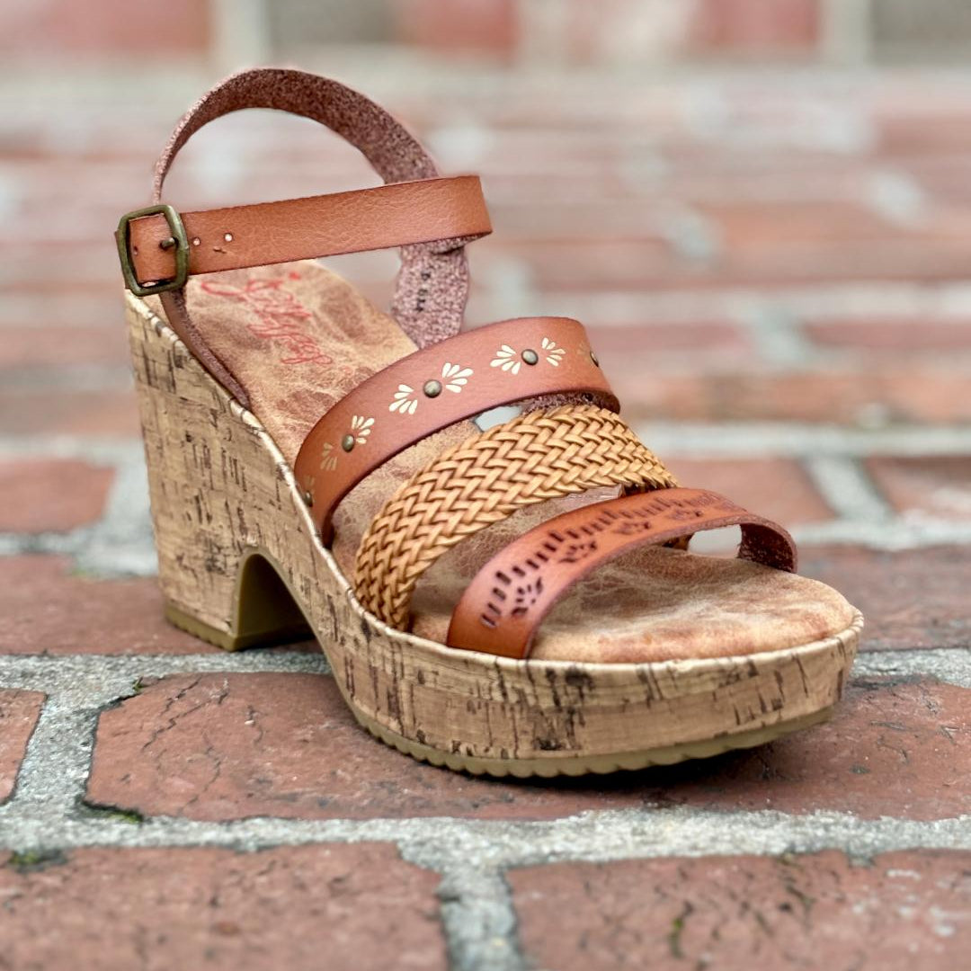 KORA TAN SMOOTH HEEL sale