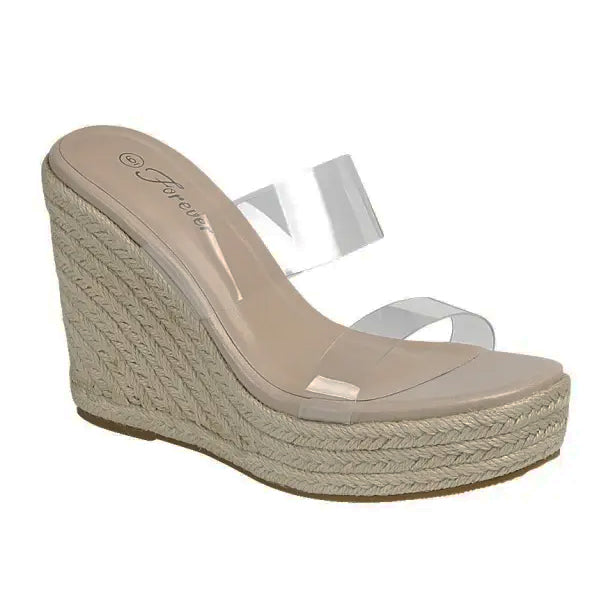 ELISON Espadrille Wedge - NUDE