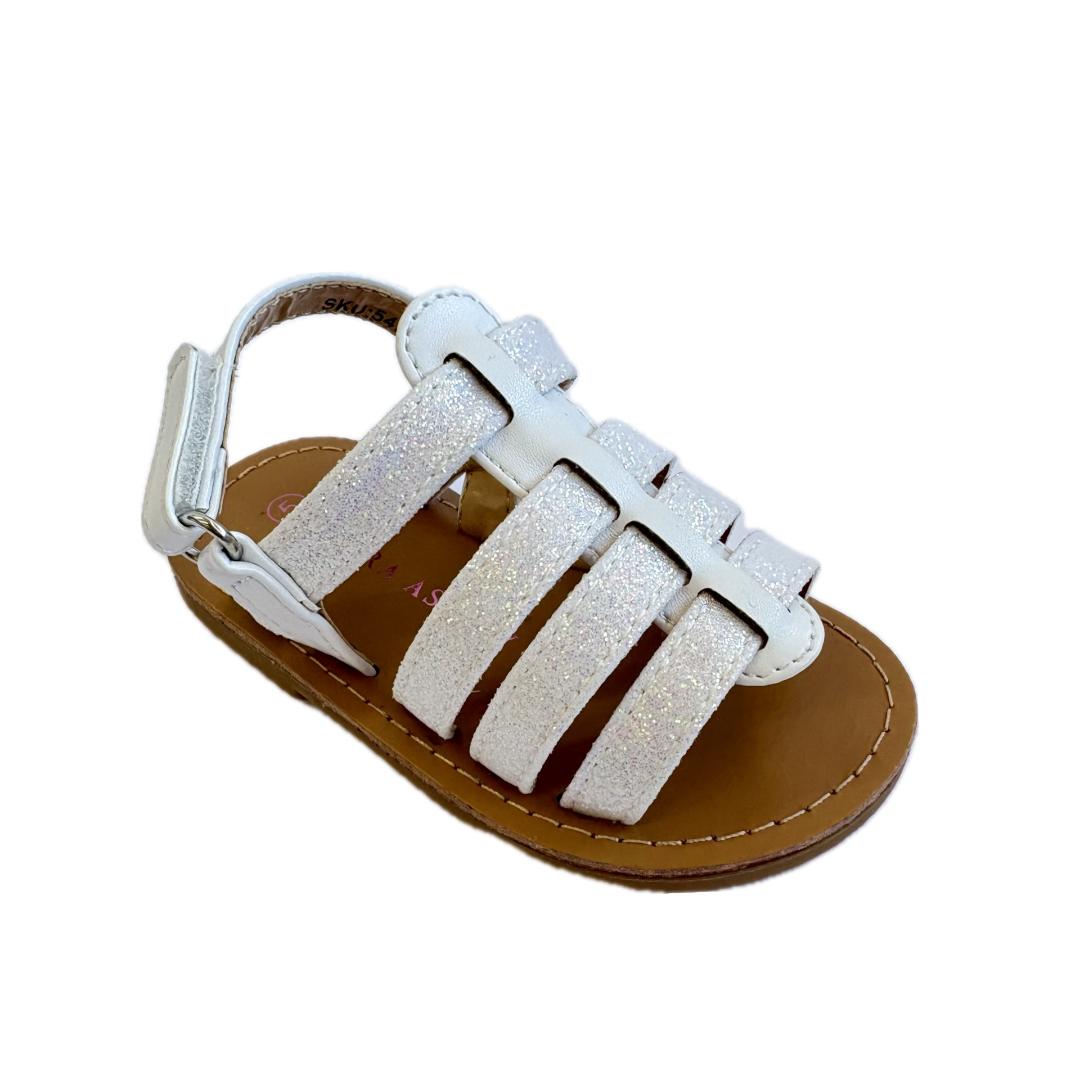 LA93808 WHITE GLITTER