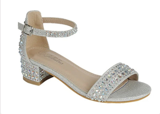 NATALIE-20K SLV GIRLS HEEL